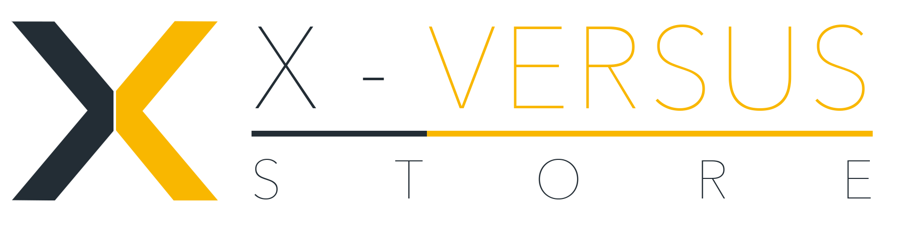 re branding x versus store trasparente orizzontale